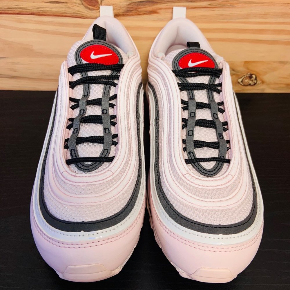 New Nike Women's Air Max 97 Soft Pink Black - Picture 6 of 8
